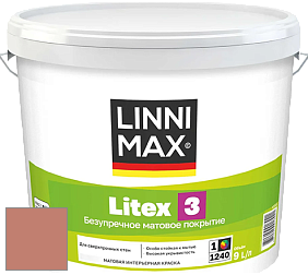 Краска LINNIMAX LITEX 3 / ЛИННИМАКС ЛИТЕКС 3 (ALPINA PREMIUM WAND) латексная краска цвет Magma 105 
