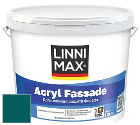 Краска LINNIMAX ACRYL FASSADE / ЛИННИМАКС АКРИЛ ФАССАДЕ (CAPAROL) акриловая фасадная краска цвет NCS S 5540-B40G 