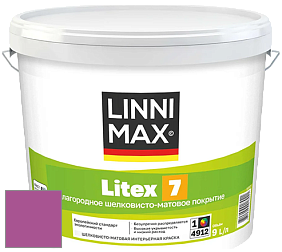 Краска LINNIMAX LITEX 7 / ЛИННИМАКС ЛИТЕКС 7  (CAPAROL SAMTEX 7) латексная краска цвет Pink 30 