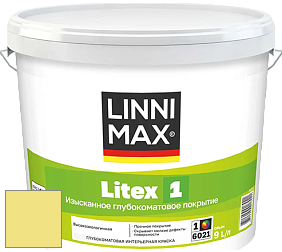 Краска LINNIMAX LITEX 1 / ЛИННИМАКС ЛИТЕКС 1 (CAPAROL SAMTEX 3) высокоэкологичная латексная краска цвет NCS S 0540-G80Y 