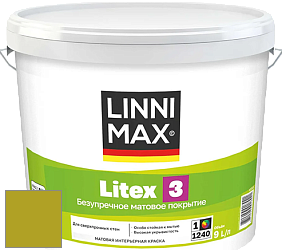 Краска LINNIMAX LITEX 3 / ЛИННИМАКС ЛИТЕКС 3 (ALPINA PREMIUM WAND) латексная краска цвет NCS S 2070-G70Y 