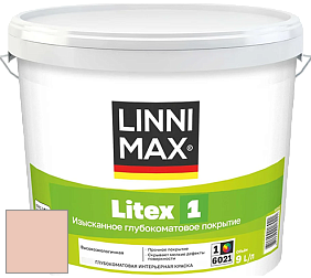 Краска LINNIMAX LITEX 1 / ЛИННИМАКС ЛИТЕКС 1 (CAPAROL SAMTEX 3) высокоэкологичная латексная краска цвет NCS S 1015-Y70R 