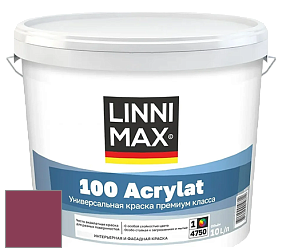 Краска LINNIMAX 100 ACRYLAT / ЛИННИМАКС 100 АКРИЛАТ (CAPAROL AMPHIBOLIN) акриловая краска цвет Flamenco 125 