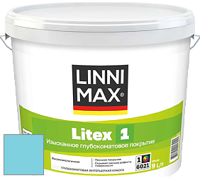 Краска LINNIMAX LITEX 1 / ЛИННИМАКС ЛИТЕКС 1 (CAPAROL SAMTEX 3) высокоэкологичная латексная краска цвет NCS S 0540-B10G 