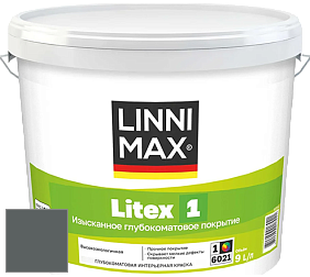 Краска LINNIMAX LITEX 1 / ЛИННИМАКС ЛИТЕКС 1 (CAPAROL SAMTEX 3) высокоэкологичная латексная краска цвет NCS S 7005-B50G 
