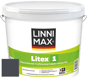 Краска LINNIMAX LITEX 1 / ЛИННИМАКС ЛИТЕКС 1 (CAPAROL SAMTEX 3) высокоэкологичная латексная краска цвет NCS S 8005-R80B 
