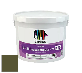 Краска Caparol Capatect Fassadenputz Sil-Si Pro / Капарол Капатек штукатурка структурная камешковая 25 кг. цвет Oliv 15 