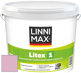 Краска LINNIMAX LITEX 1 / ЛИННИМАКС ЛИТЕКС 1 (CAPAROL SAMTEX 3) высокоэкологичная латексная краска цвет NCS S 1030-R30B 