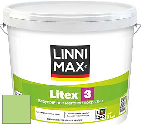 Краска LINNIMAX LITEX 3 / ЛИННИМАКС ЛИТЕКС 3 (ALPINA PREMIUM WAND) латексная краска цвет NCS S 0550-G30Y 