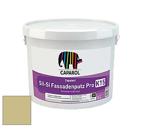 Краска Caparol Capatect Fassadenputz Sil-Si Pro / Капарол Капатек штукатурка структурная камешковая 25 кг. цвет Citrus 50 