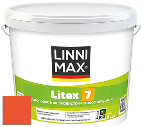 Краска LINNIMAX LITEX 7 / ЛИННИМАКС ЛИТЕКС 7  (CAPAROL SAMTEX 7) латексная краска цвет NCS S 0585-Y70R 