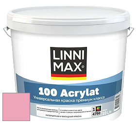 Краска LINNIMAX 100 ACRYLAT / ЛИННИМАКС 100 АКРИЛАТ (CAPAROL AMPHIBOLIN) акриловая краска цвет Flamenco 145 