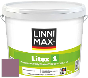 Краска LINNIMAX LITEX 1 / ЛИННИМАКС ЛИТЕКС 1 (CAPAROL SAMTEX 3) высокоэкологичная латексная краска цвет NCS S 4030-R30B 