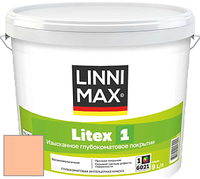 Краска LINNIMAX LITEX 1 / ЛИННИМАКС ЛИТЕКС 1 (CAPAROL SAMTEX 3) высокоэкологичная латексная краска цвет NCS S 0530-Y50R 