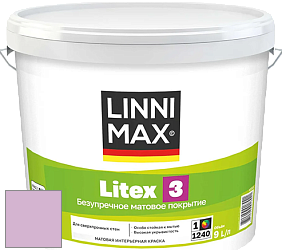 Краска LINNIMAX LITEX 3 / ЛИННИМАКС ЛИТЕКС 3 (ALPINA PREMIUM WAND) латексная краска цвет NCS S 1030-R40B 