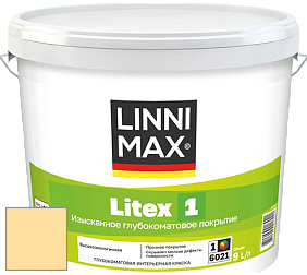 Краска LINNIMAX LITEX 1 / ЛИННИМАКС ЛИТЕКС 1 (CAPAROL SAMTEX 3) высокоэкологичная латексная краска цвет Curcuma 115 