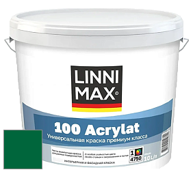 Краска LINNIMAX 100 ACRYLAT / ЛИННИМАКС 100 АКРИЛАТ (CAPAROL AMPHIBOLIN) акриловая краска цвет Malachit 95 