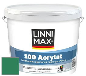Краска LINNIMAX 100 ACRYLAT / ЛИННИМАКС 100 АКРИЛАТ (CAPAROL AMPHIBOLIN) акриловая краска цвет Malachit 100 
