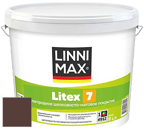 Краска LINNIMAX LITEX 7 / ЛИННИМАКС ЛИТЕКС 7  (CAPAROL SAMTEX 7) латексная краска цвет Magma 5 