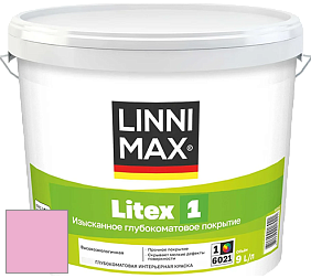 Краска LINNIMAX LITEX 1 / ЛИННИМАКС ЛИТЕКС 1 (CAPAROL SAMTEX 3) высокоэкологичная латексная краска цвет NCS S 0540-R30B 