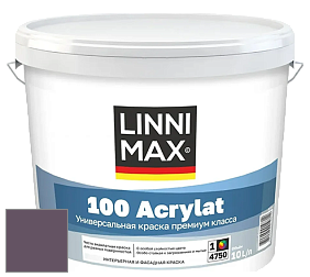 Краска LINNIMAX 100 ACRYLAT / ЛИННИМАКС 100 АКРИЛАТ (CAPAROL AMPHIBOLIN) акриловая краска цвет Viola 35 