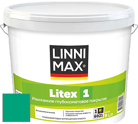 Краска LINNIMAX LITEX 1 / ЛИННИМАКС ЛИТЕКС 1 (CAPAROL SAMTEX 3) высокоэкологичная латексная краска цвет NCS S 2060-B90G 