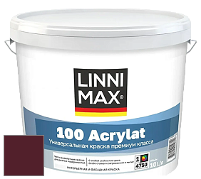 Краска LINNIMAX 100 ACRYLAT / ЛИННИМАКС 100 АКРИЛАТ (CAPAROL AMPHIBOLIN) акриловая краска цвет Rubin 5 