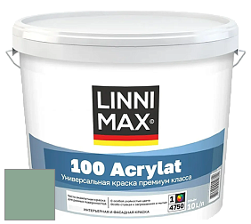 Краска LINNIMAX 100 ACRYLAT / ЛИННИМАКС 100 АКРИЛАТ (CAPAROL AMPHIBOLIN) акриловая краска цвет Malachit 50 