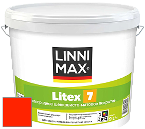 Краска LINNIMAX LITEX 7 / ЛИННИМАКС ЛИТЕКС 7  (CAPAROL SAMTEX 7) латексная краска цвет RAL 2005 
