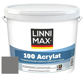Краска LINNIMAX 100 ACRYLAT / ЛИННИМАКС 100 АКРИЛАТ (CAPAROL AMPHIBOLIN) акриловая краска цвет Granit 25 