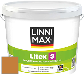 Краска LINNIMAX LITEX 3 / ЛИННИМАКС ЛИТЕКС 3 (ALPINA PREMIUM WAND) латексная краска цвет Siena 155 