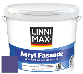Краска LINNIMAX ACRYL FASSADE / ЛИННИМАКС АКРИЛ ФАССАДЕ (CAPAROL) акриловая фасадная краска цвет NCS S 4050-R60B 