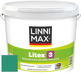 Краска LINNIMAX LITEX 3 / ЛИННИМАКС ЛИТЕКС 3 (ALPINA PREMIUM WAND) латексная краска цвет NCS S 3050-B90G 