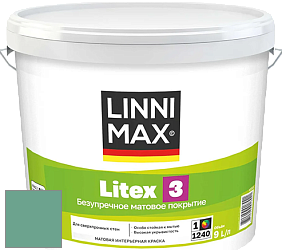 Краска LINNIMAX LITEX 3 / ЛИННИМАКС ЛИТЕКС 3 (ALPINA PREMIUM WAND) латексная краска цвет NCS S 3030-B90G 