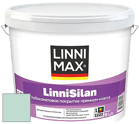 Краска LINNIMAX LinniSilan /ЛИННИМАКС ЛинниСилан (CAPAROL CAPASILAN) глубокоматовая краска цвет NCS S 1015-B80G 
