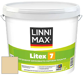 Краска LINNIMAX LITEX 7 / ЛИННИМАКС ЛИТЕКС 7  (CAPAROL SAMTEX 7) латексная краска цвет Curcuma 85 