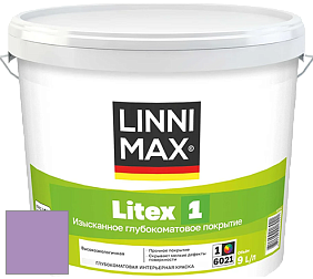 Краска LINNIMAX LITEX 1 / ЛИННИМАКС ЛИТЕКС 1 (CAPAROL SAMTEX 3) высокоэкологичная латексная краска цвет NCS S 2040-R50B 