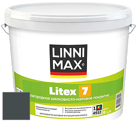 Краска LINNIMAX LITEX 7 / ЛИННИМАКС ЛИТЕКС 7  (CAPAROL SAMTEX 7) латексная краска цвет NCS S 8005-B20G 