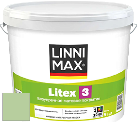 Краска LINNIMAX LITEX 3 / ЛИННИМАКС ЛИТЕКС 3 (ALPINA PREMIUM WAND) латексная краска цвет NCS S 1030-G30Y 