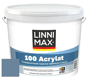 Краска LINNIMAX 100 ACRYLAT / ЛИННИМАКС 100 АКРИЛАТ (CAPAROL AMPHIBOLIN) акриловая краска цвет Lago 75 