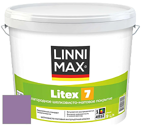 Краска LINNIMAX LITEX 7 / ЛИННИМАКС ЛИТЕКС 7  (CAPAROL SAMTEX 7) латексная краска цвет NCS S 3040-R50B 