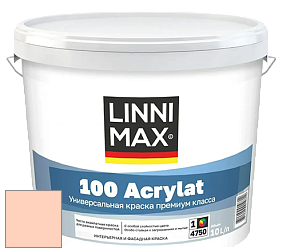 Краска LINNIMAX 100 ACRYLAT / ЛИННИМАКС 100 АКРИЛАТ (CAPAROL AMPHIBOLIN) акриловая краска цвет Lachs 90 