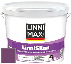 Краска LINNIMAX LinniSilan /ЛИННИМАКС ЛинниСилан (CAPAROL CAPASILAN) глубокоматовая краска цвет NCS S 4050-R40B 