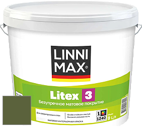 Краска LINNIMAX LITEX 3 / ЛИННИМАКС ЛИТЕКС 3 (ALPINA PREMIUM WAND) латексная краска цвет NCS S 5540-G40Y 