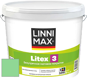 Краска LINNIMAX LITEX 3 / ЛИННИМАКС ЛИТЕКС 3 (ALPINA PREMIUM WAND) латексная краска цвет NCS S 0550-G10Y 