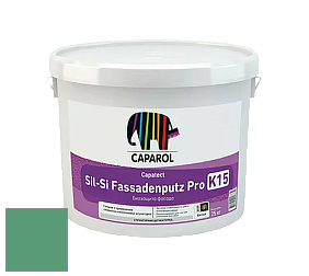 Краска Caparol Capatect Fassadenputz Sil-Si Pro / Капарол Капатек штукатурка структурная камешковая 25 кг. цвет Malachit 105 
