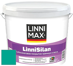 Краска LINNIMAX LinniSilan /ЛИННИМАКС ЛинниСилан (CAPAROL CAPASILAN) глубокоматовая краска цвет NCS S 2060-B70G 