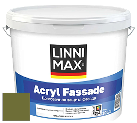 Краска LINNIMAX ACRYL FASSADE / ЛИННИМАКС АКРИЛ ФАССАДЕ (CAPAROL) акриловая фасадная краска цвет NCS S 4550-G50Y 