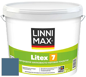 Краска LINNIMAX LITEX 7 / ЛИННИМАКС ЛИТЕКС 7  (CAPAROL SAMTEX 7) латексная краска цвет Lago 70 