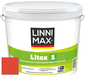 Краска LINNIMAX LITEX 1 / ЛИННИМАКС ЛИТЕКС 1 (CAPAROL SAMTEX 3) высокоэкологичная латексная краска цвет NCS S 0585-Y80R 